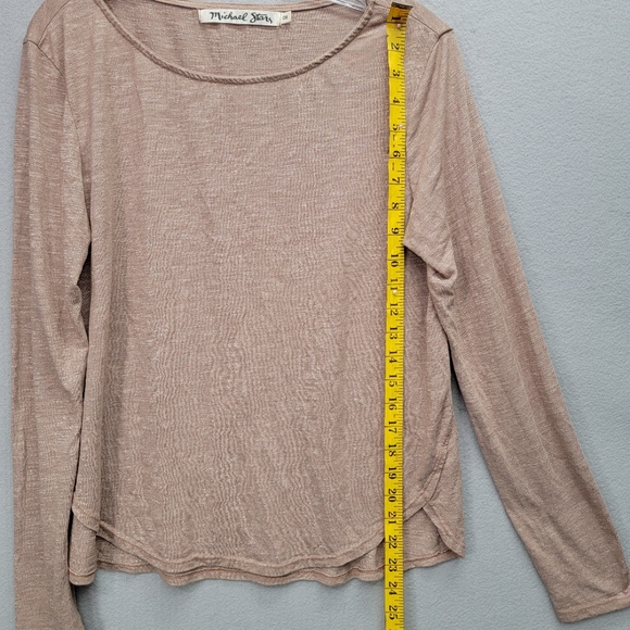MICHAEL STARS BASIC LONG SLEEVE TOP, SIZE OS - Picture 6 of 6